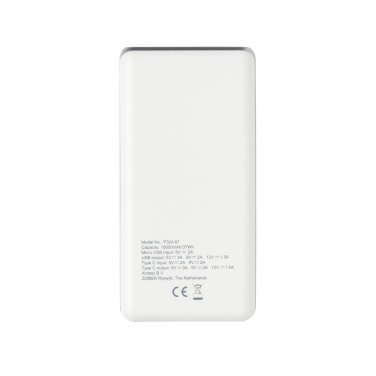 Logo trade corporate gifts image of: Ultra fast 10.000 mAh powerbank with PD