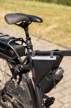 Logotrade promotional product image of: PU high visibility bike frame bag with bottle holder