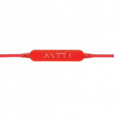 Logo trade promotional items image of: Wireless earbuds in pouch