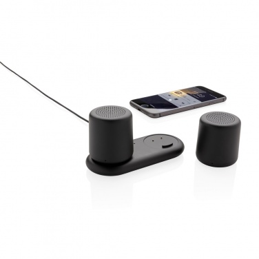 Logo trade promotional item photo of: Double induction charging speaker