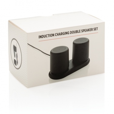 Logotrade promotional item picture of: Double induction charging speaker