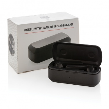 Logotrade corporate gift picture of: Free Flow TWS earbuds in charging case