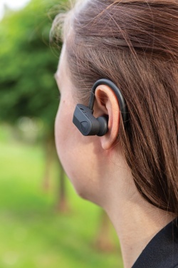Logotrade promotional giveaway image of: TWS sport earbuds in charging case
