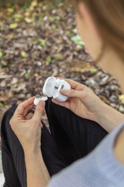 Logo trade advertising products picture of: TWS earbuds in UV-C sterilising charging case