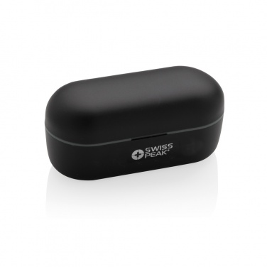 Logo trade advertising products picture of: Swiss peak TWS earbuds