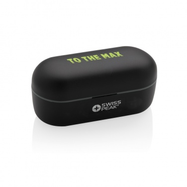 Logo trade corporate gifts picture of: Swiss peak TWS earbuds