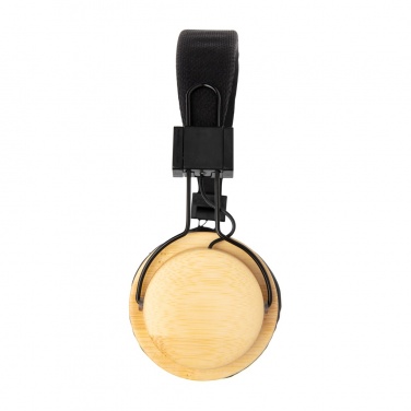 Logotrade promotional item image of: Bamboo wireless headphone