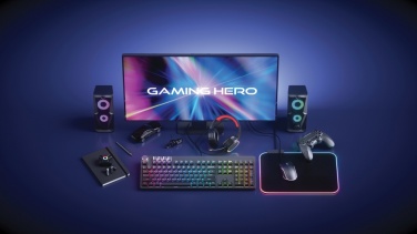 Logotrade promotional product image of: RGB gaming earbuds with ENC