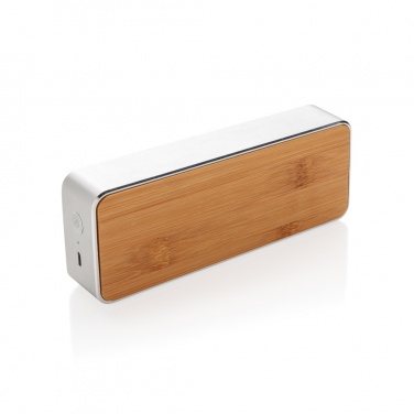 Logotrade business gifts photo of: Nevada Bamboo 3W wireless speaker