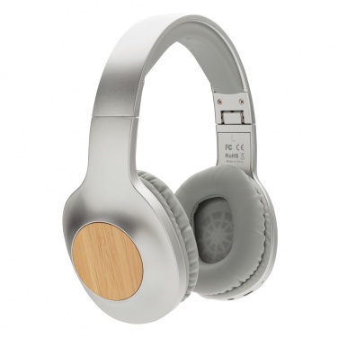 Logotrade promotional giveaway image of: Dakota Bamboo wireless headphone