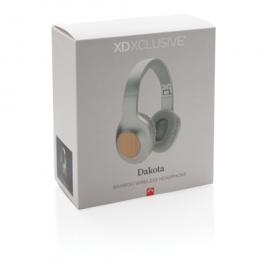 Logotrade promotional item image of: Dakota Bamboo wireless headphone