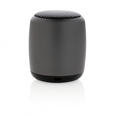 Logo trade advertising products picture of: Mini aluminium wireless speaker