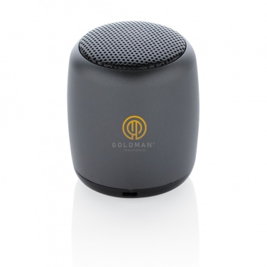 Logo trade advertising products picture of: Mini aluminium wireless speaker