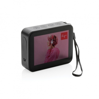 Logo trade promotional items image of: Urban Vitamin Vallejo RCS rplastic 3W speaker IPX 7