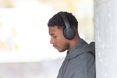 Logo trade promotional product photo of: Urban Vitamin Palo Alto RCS rplastic headphone