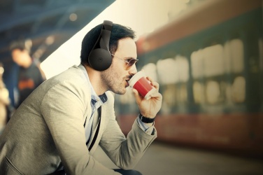 Logo trade promotional product photo of: Motorola MOTO XT500 wireless over ear headphone