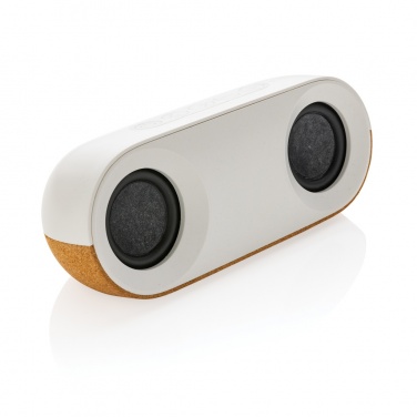 Logotrade promotional products photo of: Oregon RCS recycled plastic and cork 10W speaker