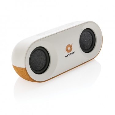 Logotrade promotional merchandise photo of: Oregon RCS recycled plastic and cork 10W speaker