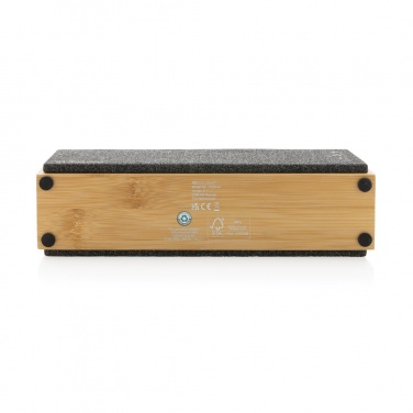 Logo trade promotional merchandise picture of: Wynn 10W bamboo wireless speaker