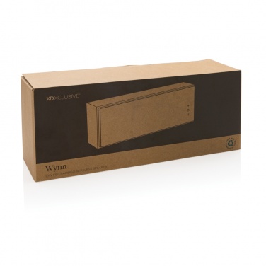 Logotrade business gift image of: Wynn 10W bamboo wireless speaker