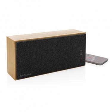 Logotrade promotional products photo of: Wynn 20W bamboo wireless speaker