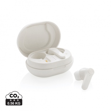 Logotrade promotional giveaways photo of: RCS standard recycled plastic TWS earbuds