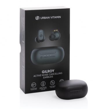 Logotrade promotional gift picture of: Urban Vitamin Gilroy hybrid ANC and ENC earbuds