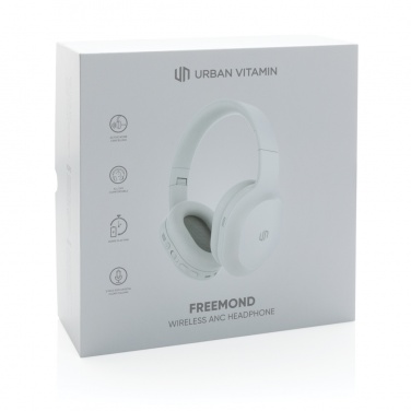 Logo trade promotional gifts image of: Urban Vitamin Freemond wireless ANC headphone