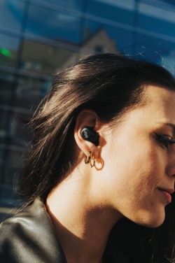 Logotrade corporate gift image of: Urban Vitamin Palm Springs RCS rplastic ENC earbuds