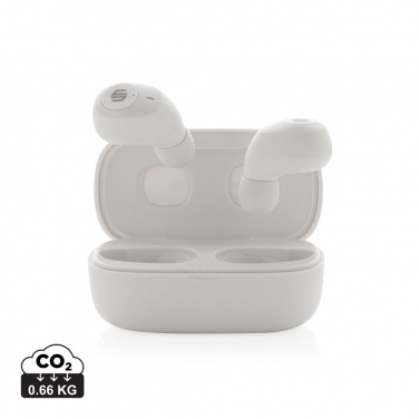 Logo trade corporate gifts image of: Urban Vitamin Palm Springs RCS rplastic ENC earbuds