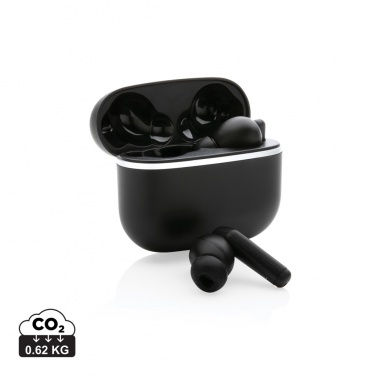 Logotrade advertising product image of: RCS recycled plastic Swiss Peak TWS earbuds 2.0