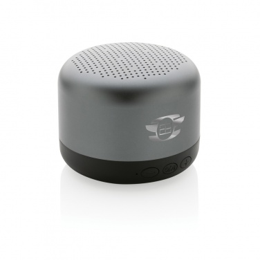 Logo trade promotional item photo of: Terra RCS recycled aluminium 5W wireless speaker