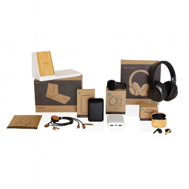Logotrade promotional product picture of: Terra RCS recycled aluminium wireless headphone