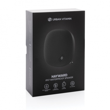 Logotrade promotional products photo of: Urban Vitamin Hayward IPX7 waterproof 5W speaker