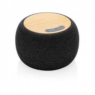 Logotrade advertising products photo of: RCS Rplastic/PET and bamboo 5W speaker