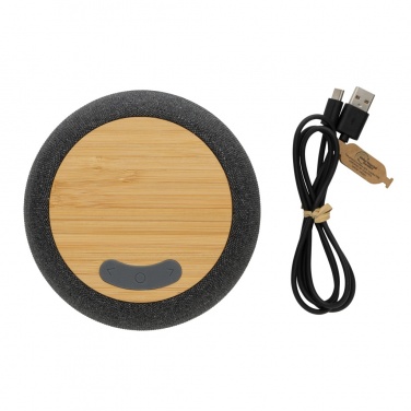 Logotrade promotional merchandise photo of: RCS Rplastic/PET and bamboo 5W speaker