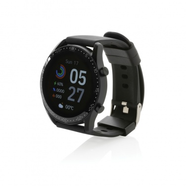 Logo trade promotional gift photo of: RCS recycled TPU Fit Watch round