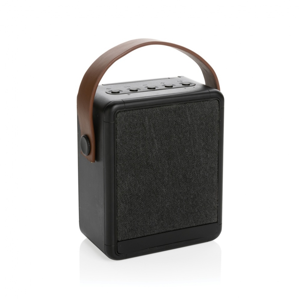 Logo trade promotional items picture of: Skywave RCS recycled plastic solar speaker 12W