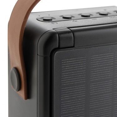 Logotrade advertising product image of: Skywave RCS recycled plastic solar speaker 12W
