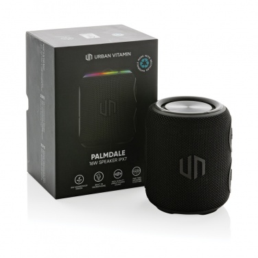 Logo trade promotional giveaways picture of: Urban Vitamin Palmdale RCS rplastic 16W speaker IPX7