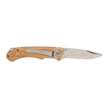 Logotrade promotional item picture of: Wooden outdoor knife