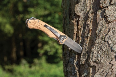 Logo trade advertising products image of: Wooden outdoor knife