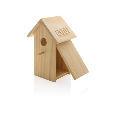 Logotrade promotional products photo of: Wooden birdhouse