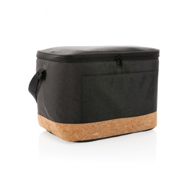 Logo trade corporate gifts picture of: Impact AWARE™ XL RPET two tone cooler bag with cork detail