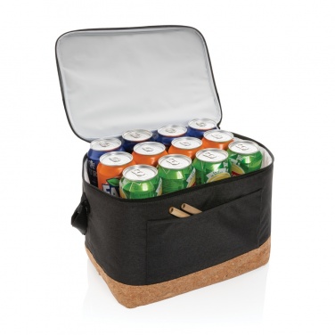 Logotrade promotional giveaways photo of: Impact AWARE™ XL RPET two tone cooler bag with cork detail