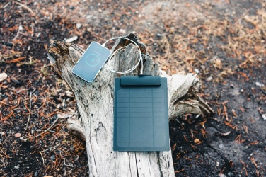 Logotrade promotional giveaways photo of: Pedro AWARE™ RPET deluxe cooler bag with 5W solar panel