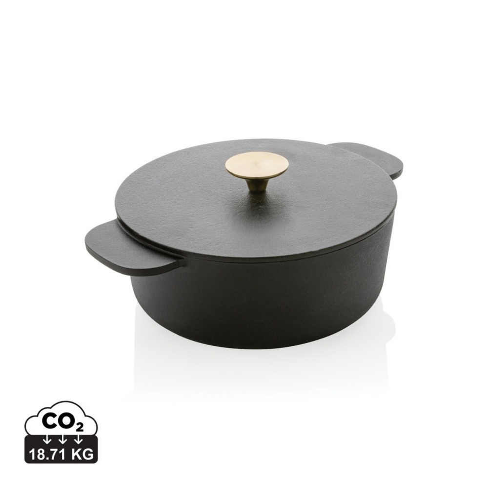 Logo trade business gift photo of: Ukiyo cast iron pan medium