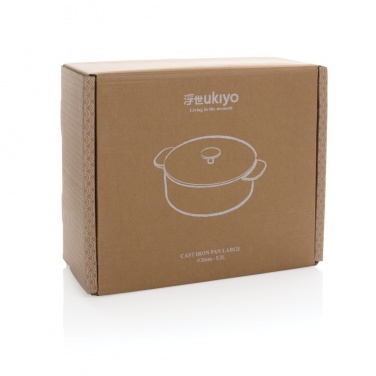 Logo trade business gifts image of: Ukiyo cast iron pan large