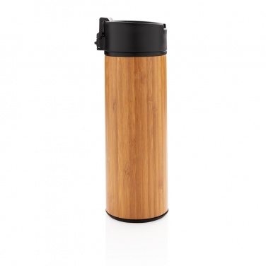Logo trade promotional merchandise image of: Bogota vacuum bamboo coffee mug