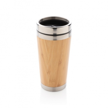 Logo trade promotional items image of: Bamboo tumbler
